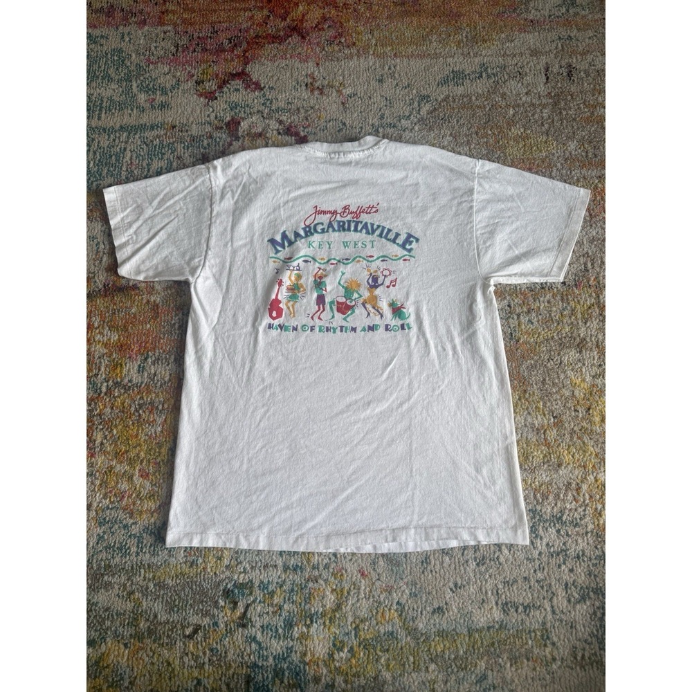 Jimmy Buffett Margaritaville Key West Vintage Hanes Tee Large